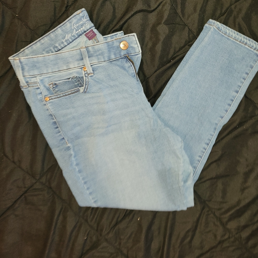 Skinny Blue Jeans